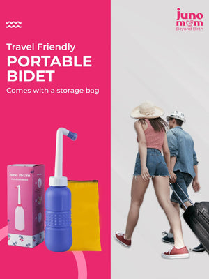 Juno Mom Portable Bidet | 450 mL Travel Bidet with Storage Bag - JM_01Bidet