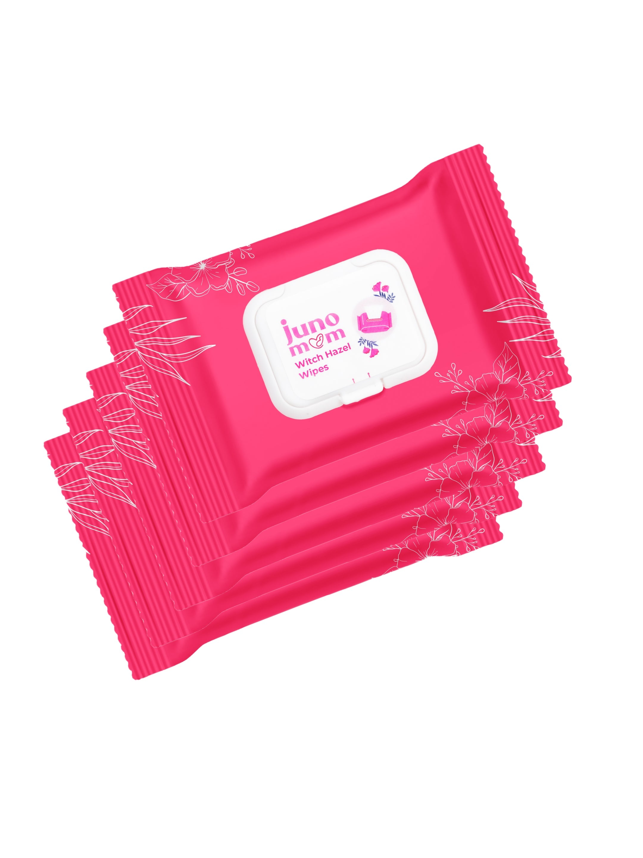Juno Mom Witch - Hazel Wipes | 100 Pulls (Pack of 5) | Instant Cooling Wet Wipes - JM_01Wipes_Combo5