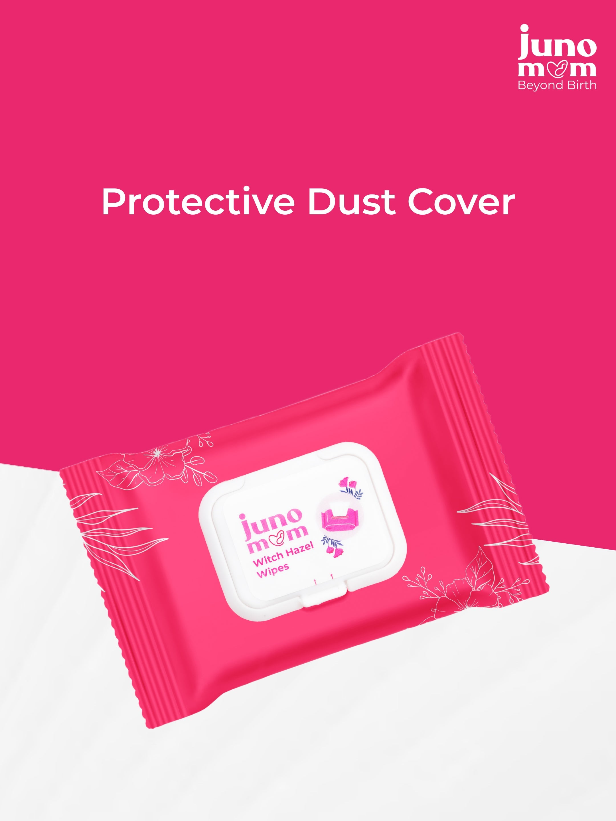 Juno Mom Witch - Hazel Wipes | 100 Pulls (Pack of 5) | Instant Cooling Wet Wipes - JM_01Wipes_Combo5