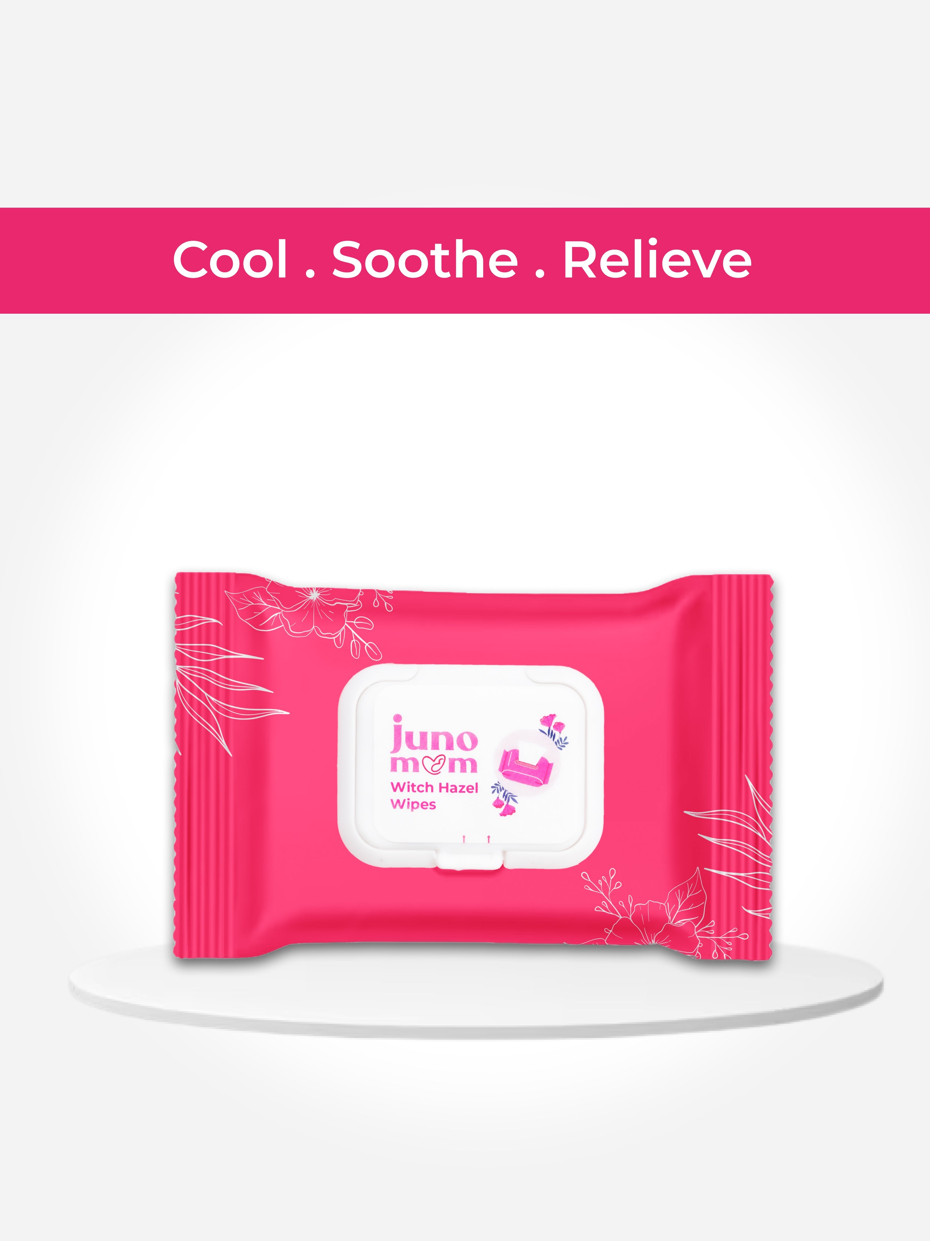Juno Mom Witch - Hazel Wipes | 100 Pulls (Pack of 5) | Instant Cooling Wet Wipes - JM_01Wipes_Combo5