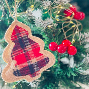 Jute Tree Christmas Tree Ornament - XMAS TREE ORNAMENTS