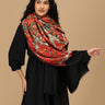 Kaala Kalam Embroidered Woolen Stoles - Onesize Winter Stoles