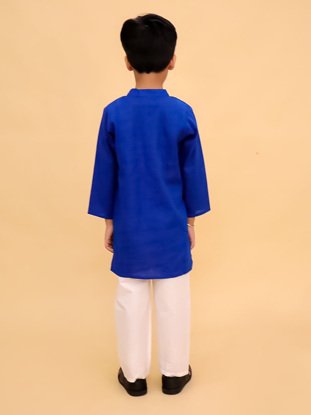 Kamal Vatika Boys Embroidered Kurta Pajama Set - KES - BK - KMVTB - 0 - 6