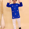 Kamal Vatika Boys Embroidered Kurta Pajama Set - KES - BK - KMVTB - 0 - 6