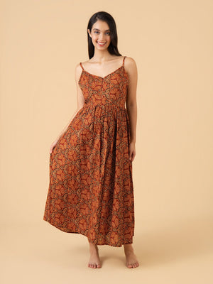 Keep It Maroon Maternity and Nursing Nightwear With Robe Set - Maroon Maternity Nightwear Set