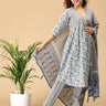 Khushboo Manzar Maternity and Nursing Kurta Set With Dupatta - MEW - SK - KSBMZ - S