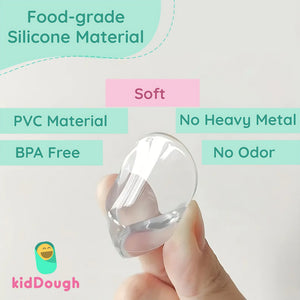 KidDough 10 PCS Corner Protector for Furniture - Transparent PVC - TransparentCornerGuard