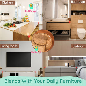 KidDough 10 PCS Corner Protector for Furniture - Transparent PVC - TransparentCornerGuard