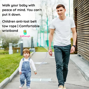 KidDough Anti Lost Wrist Link for Kids with Key and Lock - Anti Lost Wrist Link