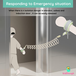 KidDough Anti Lost Wrist Link for Kids with Key and Lock - Anti Lost Wrist Link