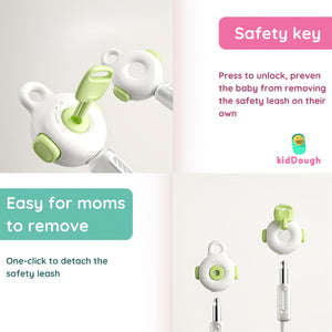 KidDough Anti Lost Wrist Link for Kids with Key and Lock - Anti Lost Wrist Link
