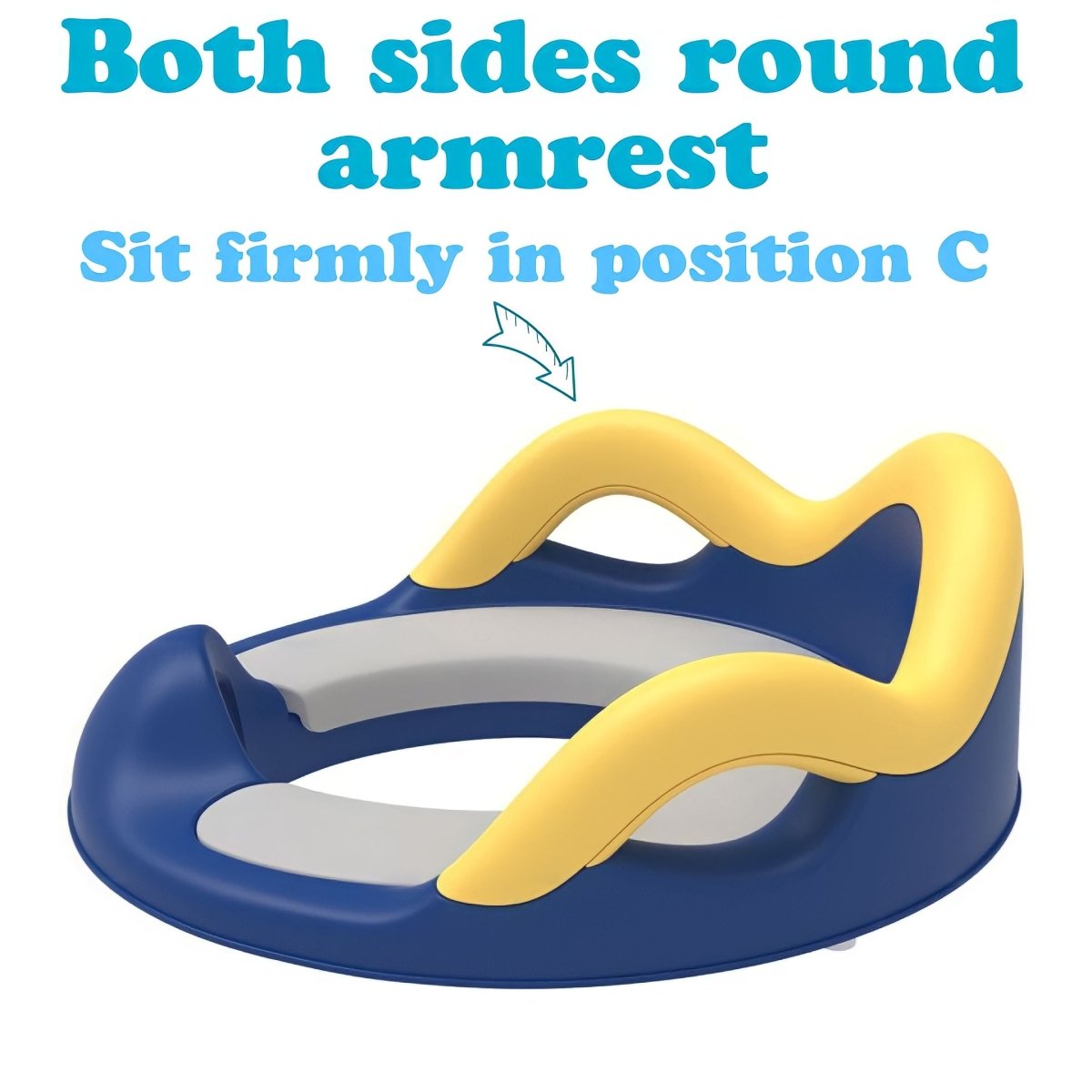 KidDough Baby Crown Potty Training Seat: Soft Comfortable Cushion Seat - pottyseat