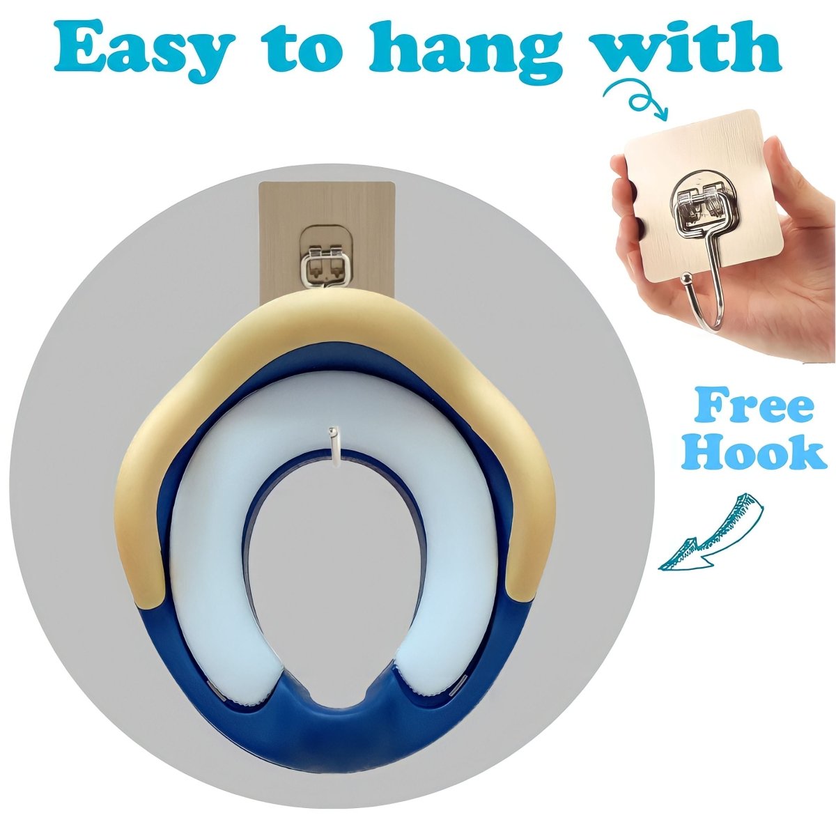KidDough Baby Crown Potty Training Seat: Soft Comfortable Cushion Seat - pottyseat