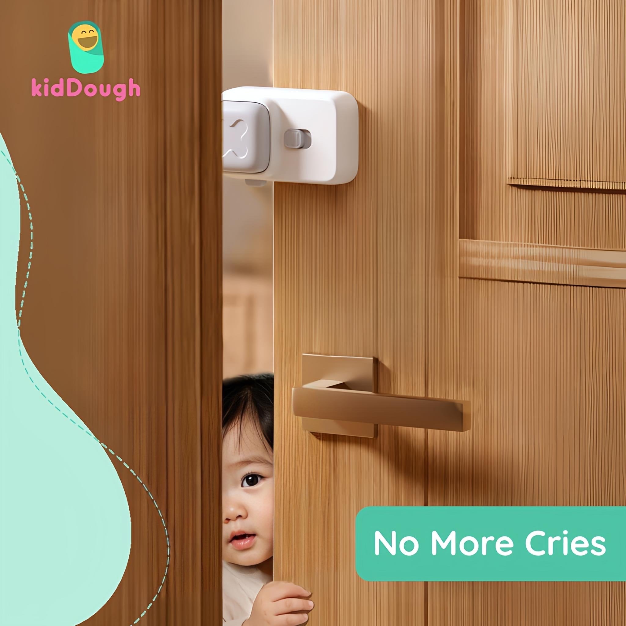 KidDough Baby Finger Pinch Door Stopper, Double Safety Lock - Door Stopper,Double Safety Lock Double