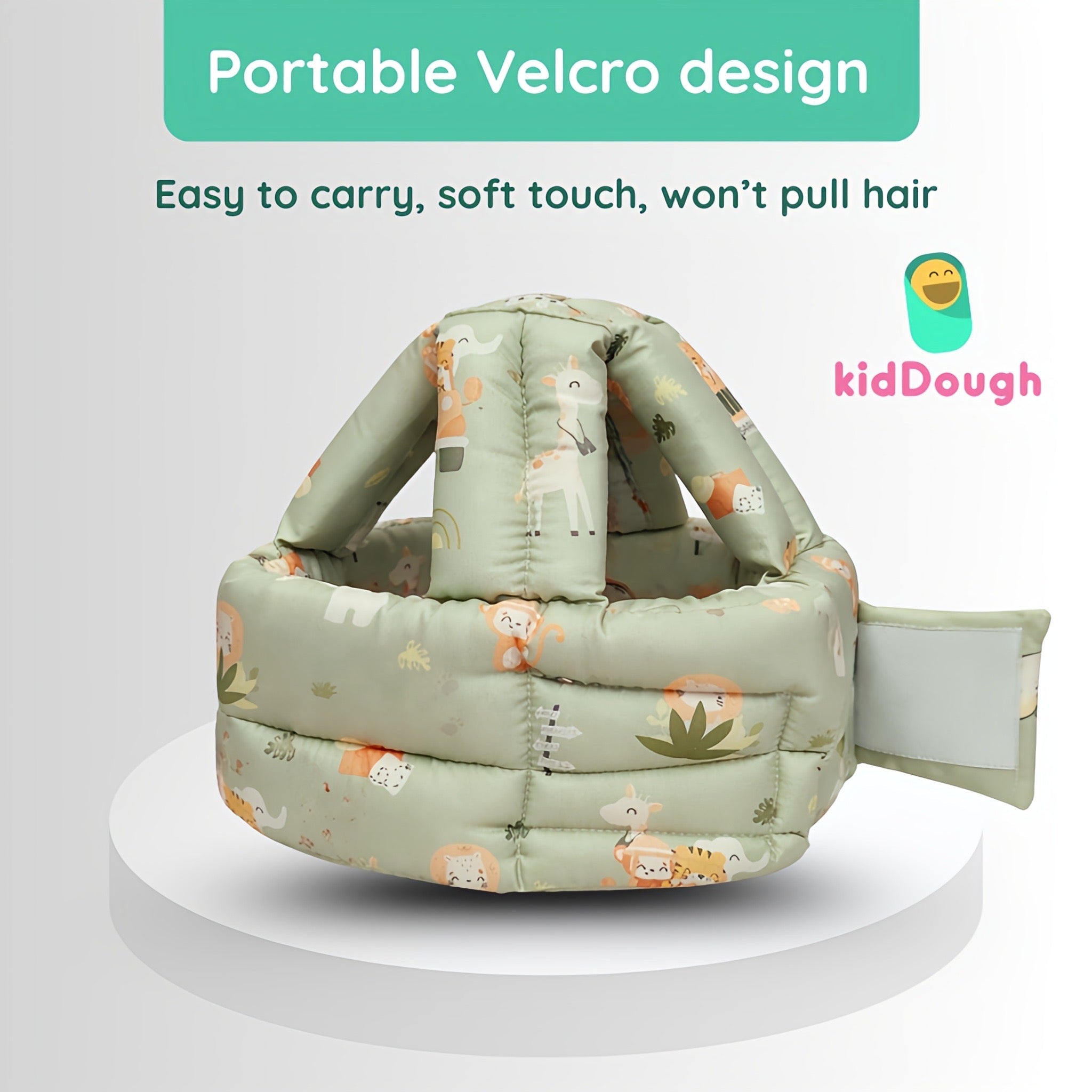 Kiddough Baby Head Protector Safety Helmet (6 Months–3 Years) - Baby Safety