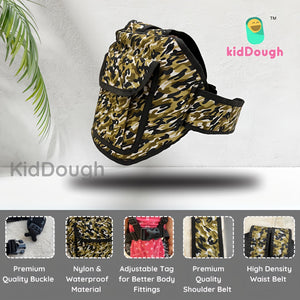 KidDough Baby Kids Safety Strongest Premium Belt for Two Wheeler Bike/Scooty - SafetyBeltYellow