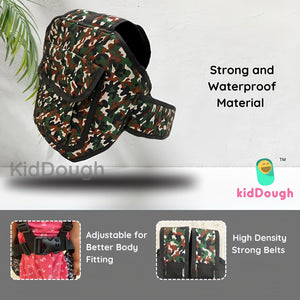 KidDough Baby Kids Safety Strongest Premium Belt for Two Wheeler Bike/Scooty - SafetyBeltRed