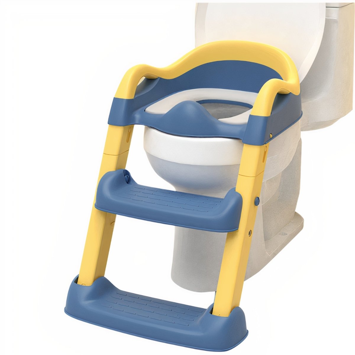 KidDough Baby Potty Training Seat with Ladder: Soft Comfortable Cushion Seat - potter
