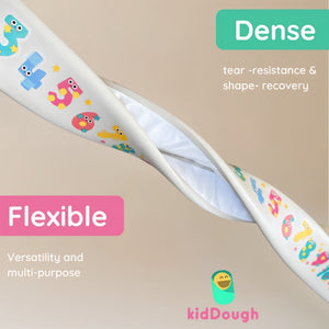 KidDough Baby Proofing 2 Meter Printed Flat Edge Protectors (Numbers) - Printed Edge Protector (Number)