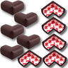 KidDough Baby Proofing Corner Guards - Pack of 10 Brown Pieces - BrownCornerGuard