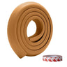 KidDough Baby Proofing Corner Safety Strip and Corner Guard 2 Mtrs Light Brown - 2MtrsLightBrown