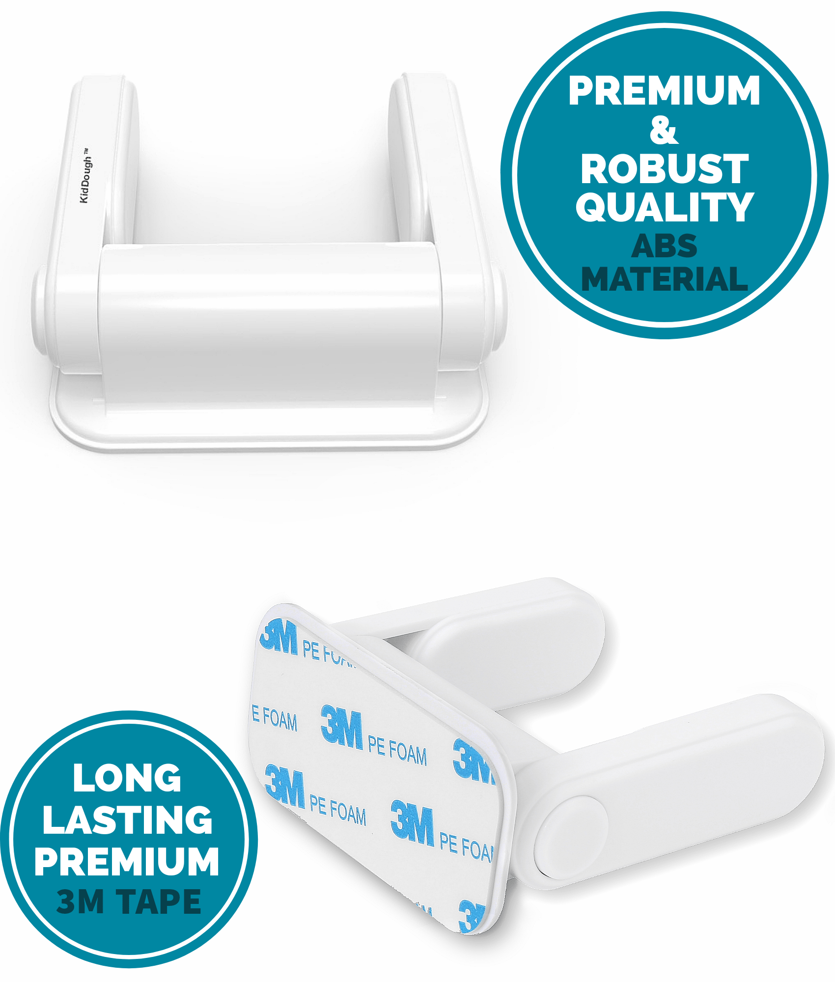 KidDough Baby Proofing Door Handle Safety Locks - Pack of 2 - DoorHandleLocks