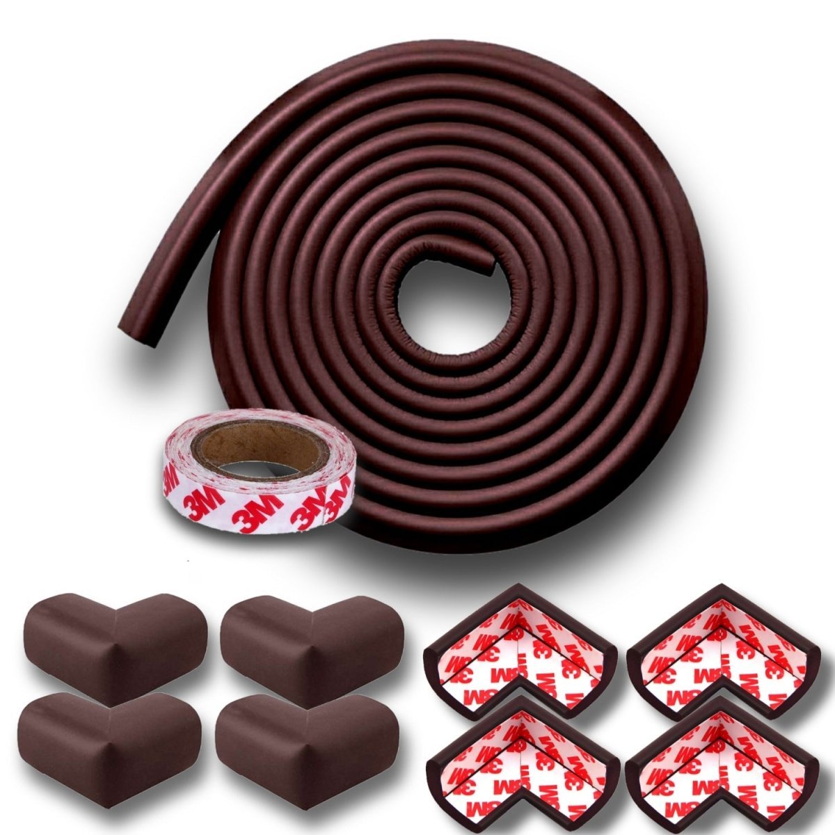 KidDough Baby Proofing Edge & Corner Protector for Kids- Extra Thick for Baby Safety - edgeguard