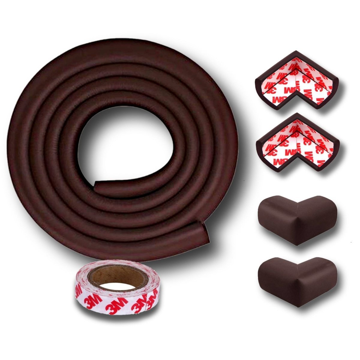 KidDough Baby Proofing Edge & Corner Protector for Kids- Extra Thick for Baby Safety - edgeguard