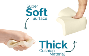 KidDough Baby Proofing Extra Thick Corner Guards - Pack of 10 Off - White Pieces - WhiteCornerGuard