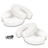 KidDough Baby Proofing Finger Pinch Door Guard for Kids Safety - 4 White C - Shape - 4WhiteC - Shape