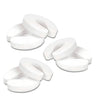 KidDough Baby Proofing Finger Pinch Door Guard for Kids Safety - 6 White C - Shape - 6WhiteC - Shape