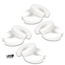 KidDough Baby Proofing Finger Pinch Door Guard for Kids Safety - 8 White C - Shape - 8WhiteC - Shape