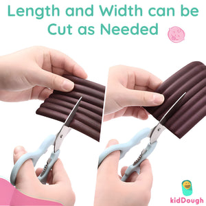 KidDough Baby Proofing Flat Edge Protector - 2 Meters Brown - FlatEdgeBrown