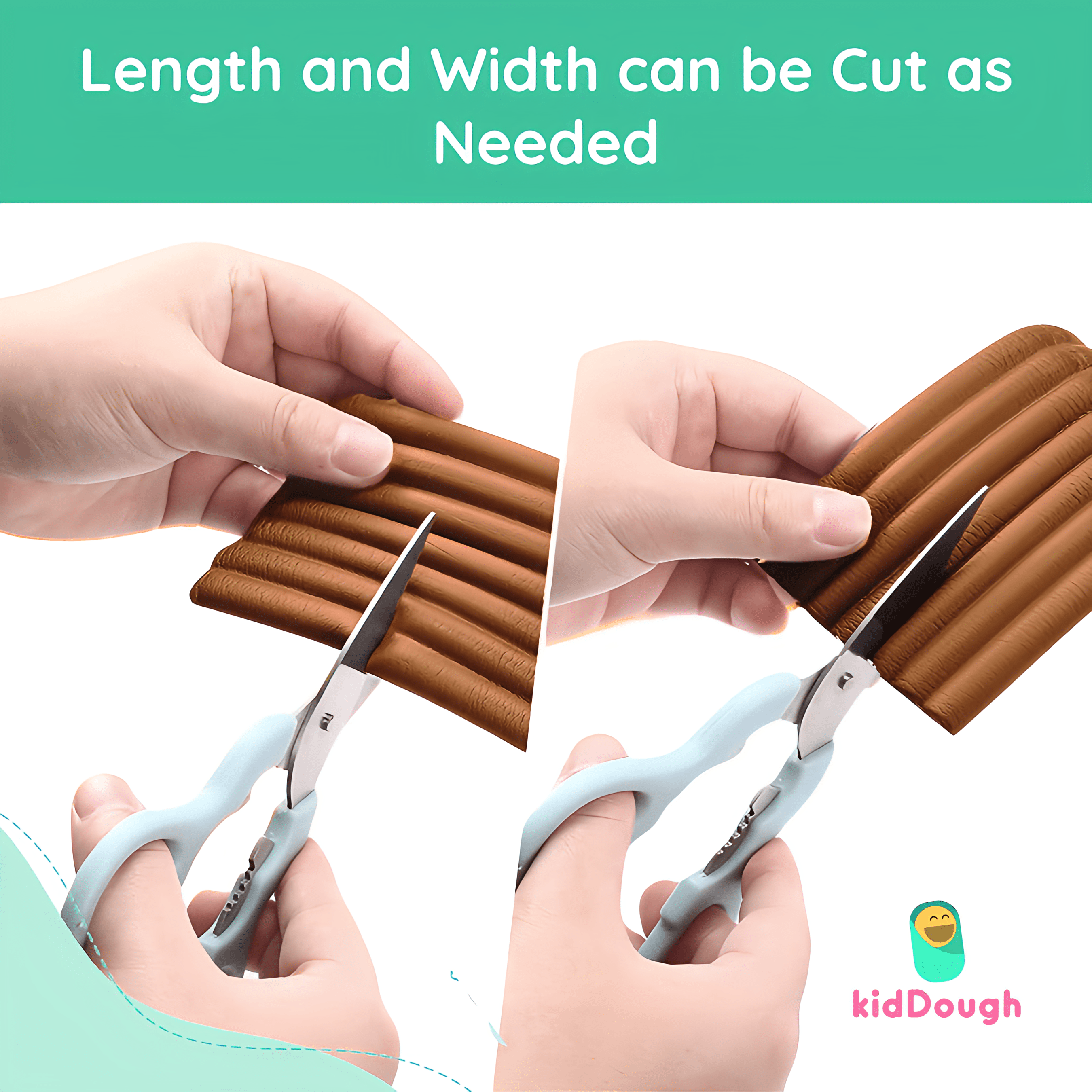 KidDough Baby Proofing Flat Edge Protector - 2 Mtrs Wood Color - FlatEdgeWoodColor