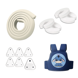 KidDough Baby Proofing Safety Combo Blue Cartoon Belt Kit | The Mom Store - Baby Safety
