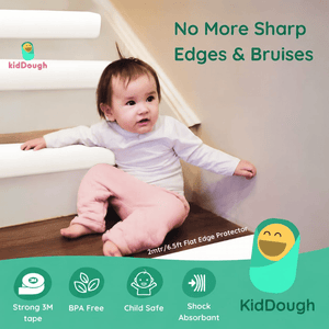 KidDough Baby Proofing Safety Combo Blue Cartoon Belt Kit | The Mom Store - Baby Safety