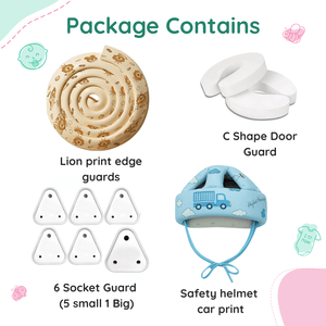 KidDough Baby Proofing Safety Combo Lion Print Kit | The Mom Store - Baby Safety