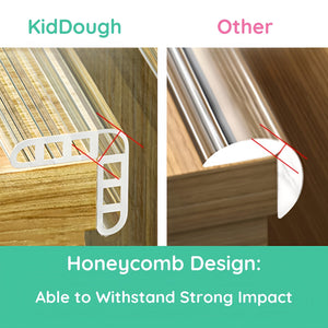 KidDough Baby Proofing Transparent Edge Protector (2 meters) - TransparentEdgeGuard
