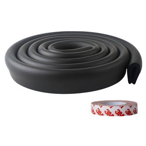 KidDough Baby Proofing U - Shape Safety Strip - 2 Meters Black - U - ShapeBlack