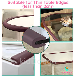 KidDough Baby Proofing U - Shape Safety Strip - 2 Meters, Brown - U - ShapeBrown
