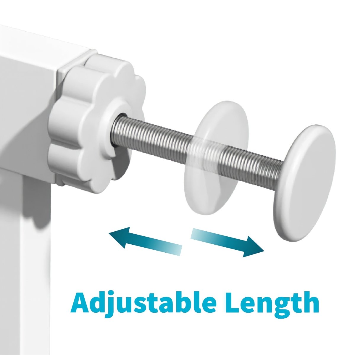 KidDough Baby Safety Gate: Auto Close with Double Lock System (75-82cms) -