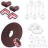 KidDough Baby Safety Kit - 5 Mtrs Edge+4 Guards+5 Safety Locks+6 Socket Guards+2 Door Stopper - 5MtrSafetyKit
