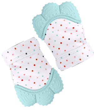KidDough Baby Soft Teething Mitten Teether Glove | Teether for 3 to 6 Months Baby - TeetherGlove