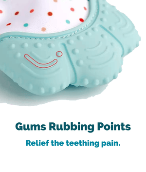 KidDough Baby Soft Teething Mitten Teether Glove | Teether for 3 to 6 Months Baby - TeetherGlove