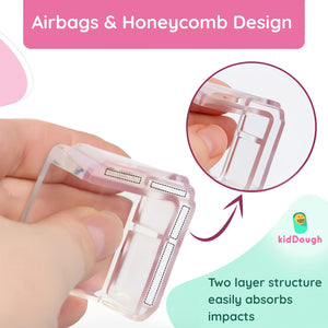KidDough Corner Guards for Baby Safety, Transparent, Corner Protector for Furniture, Table Edge Guards, 10 pcs/Pack - Transparent Square Shape Corner Guards