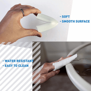 KidDough Corner Safety Strip | Corner Protector for Kids (White 5 Mtrs+8 Corner Guards) - White(5mtrs+8Guards)
