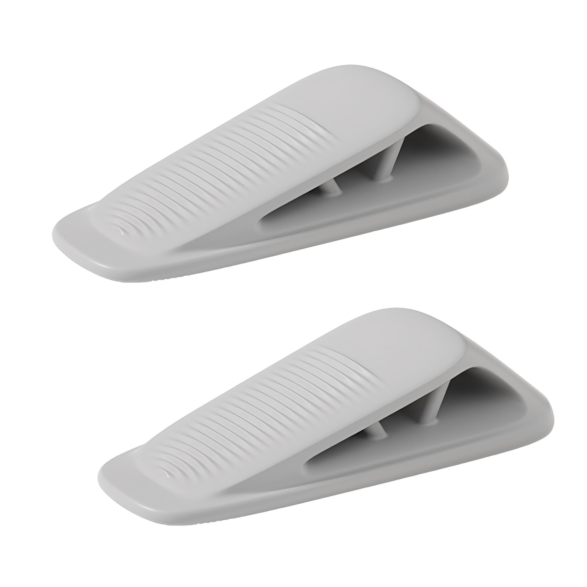 KidDough Door Stopper Wedge for Baby Safety, Non Slip Rubber Door Stoppers with Powerful Gripping, Work on Any Surface, 2 Pieces - Wedge Door Stopper