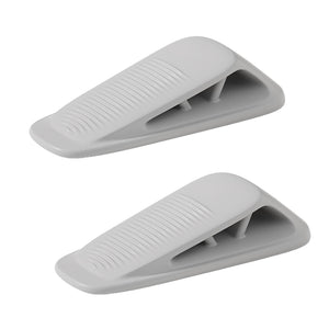 KidDough Door Stopper Wedge for Baby Safety, Non Slip Rubber Door Stoppers with Powerful Gripping, Work on Any Surface, 2 Pieces - Wedge Door Stopper