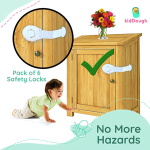 KidDough Furniture Safety Locks Beige | The Mom Store - Baby Safety