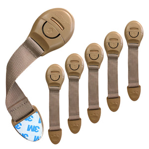 KidDough Furniture Safety Locks Beige | The Mom Store - Baby Safety